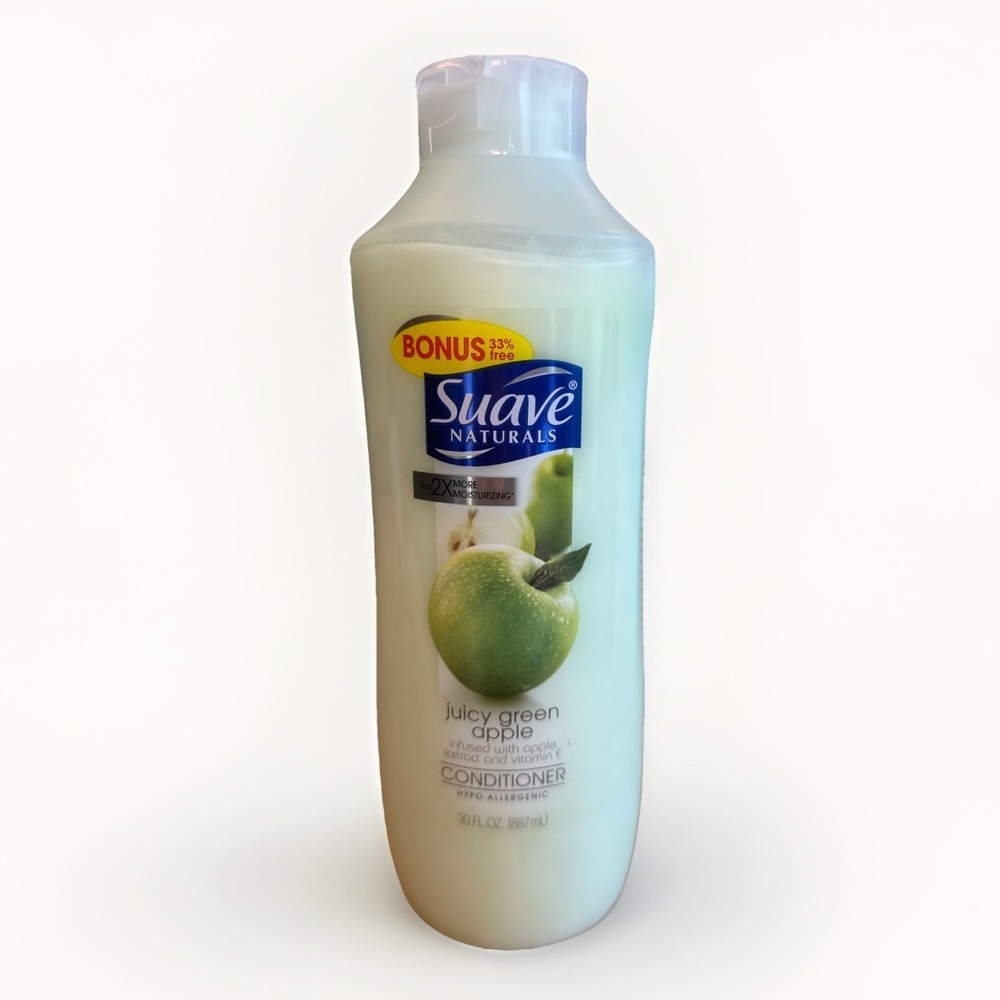Suave Juicy Green Apple Conditioner Hypoallergenic 30 oz X-LARGE ‎ Vitamin E New
